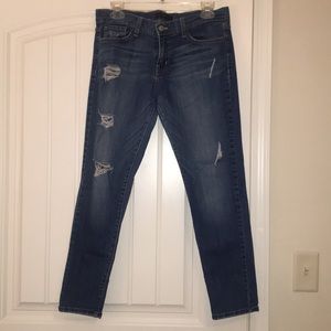 Low rise Flying Monkey Boyfriend cropped Jean